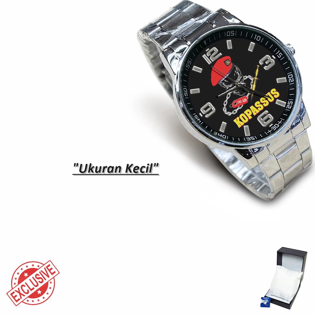Jam Tangan Rantai Couple KOPASSUS TNI AD - 3 (Limited Edition)