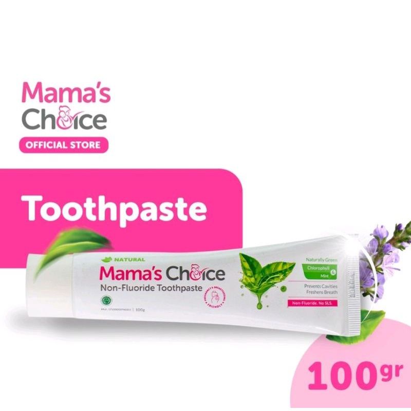 Mama's Choice Toothpaste - (Pasta gigi halal tanpa Fluoride khusu ibu hamil) maret 2026