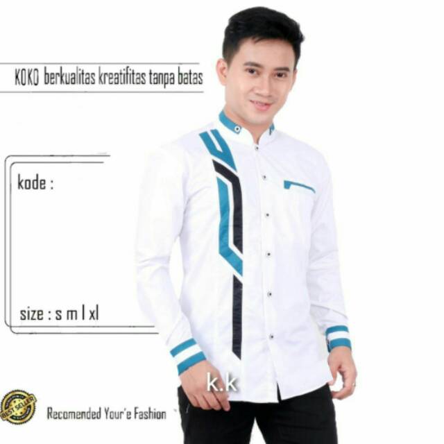 Baju koko pria terbaru seragam hadroh azzahir syubbanul muslimin