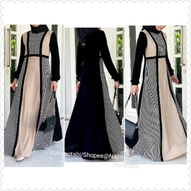 Ready Savana Dress by Madeira Size M Muslimah Attire Savana Dress by Madeira Gamis Busui Friendly