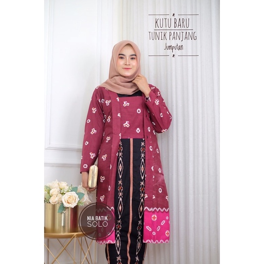 TUNIK KUTU BARU JUMPUTAN PANJANG KEKINIAN MURAH TUNIK JUMPUTAN MURAH