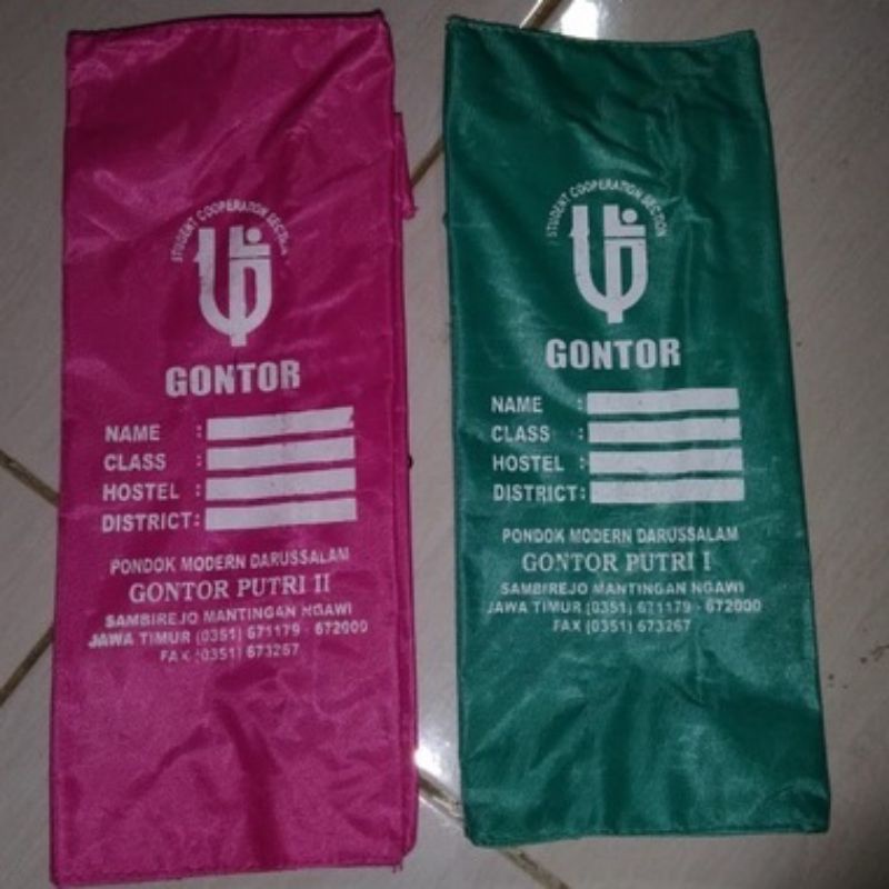 tas sandal gontor putri lengkap