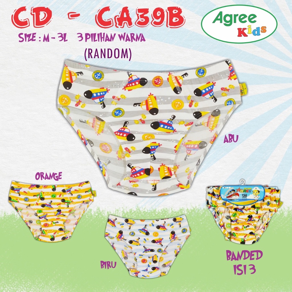 Celana Dalam CD Anak Laki  Cowok Katun / CD Agree Kids