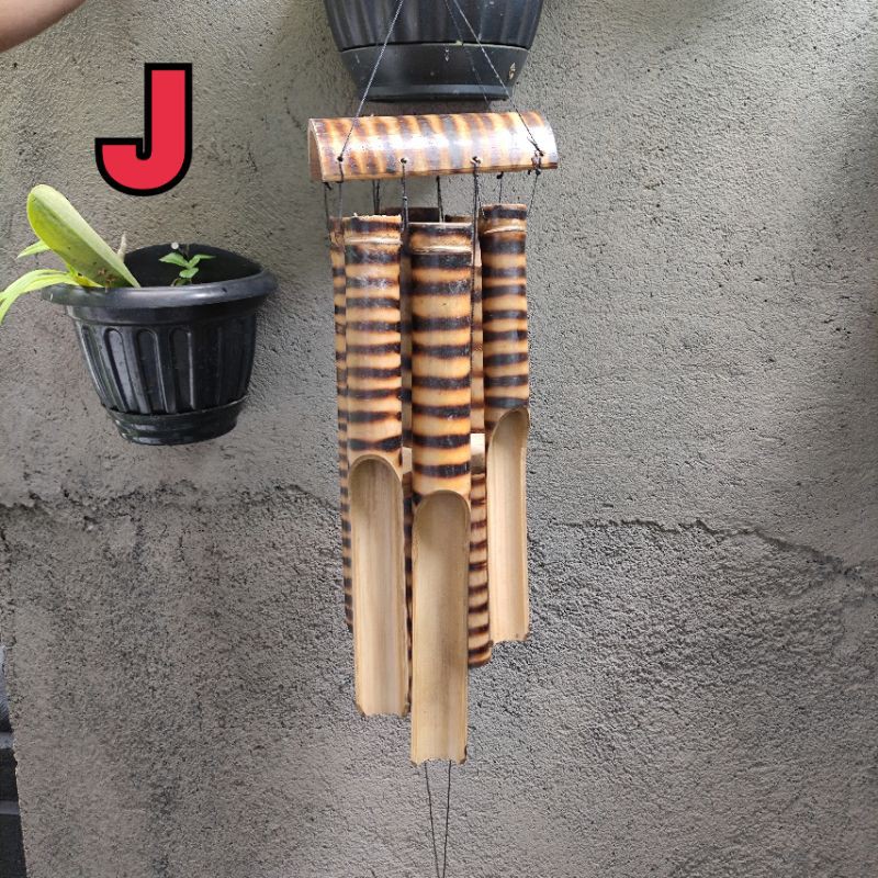 [BISA COD] Lonceng Angin Bambu Wind Chime Murah Meriah