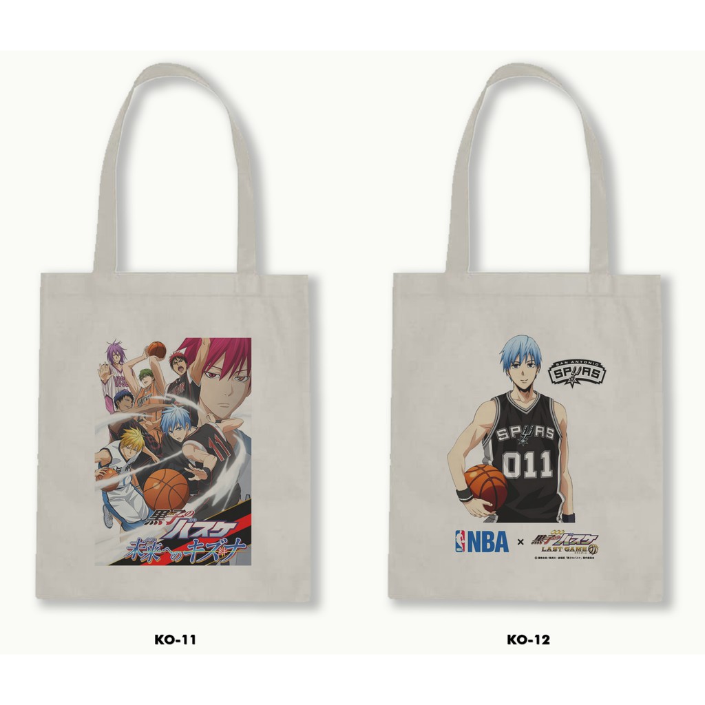 TOTE BAG BLACU - KUROKO'S BASKETBALL / KUROKO NO BASUKE /ANIME-MANGA .01