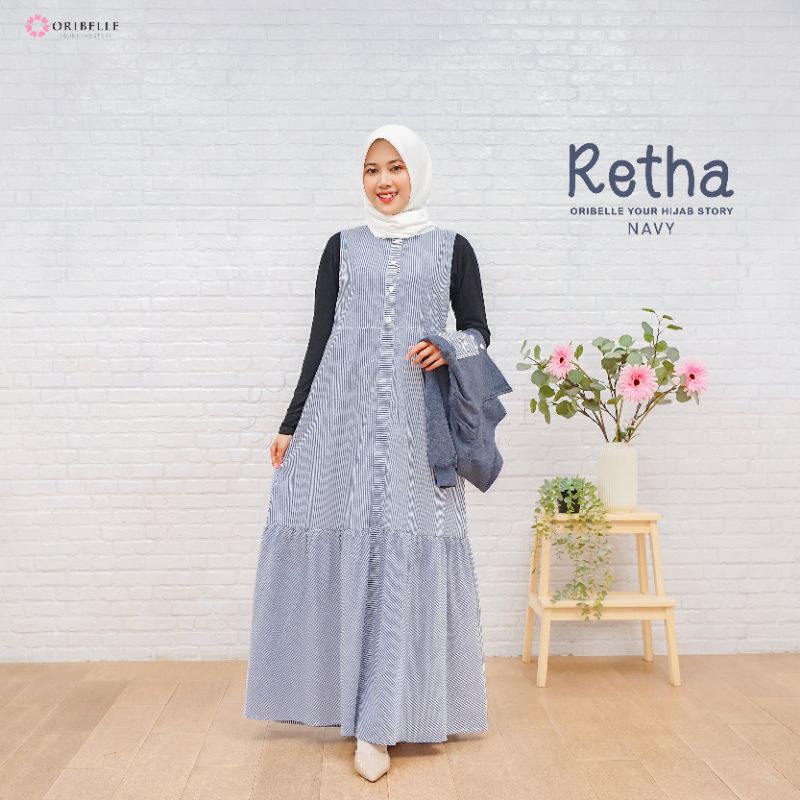 GAMIS ONE SET CARDIGAN &amp; DRESS © RETHA ORIBELLE