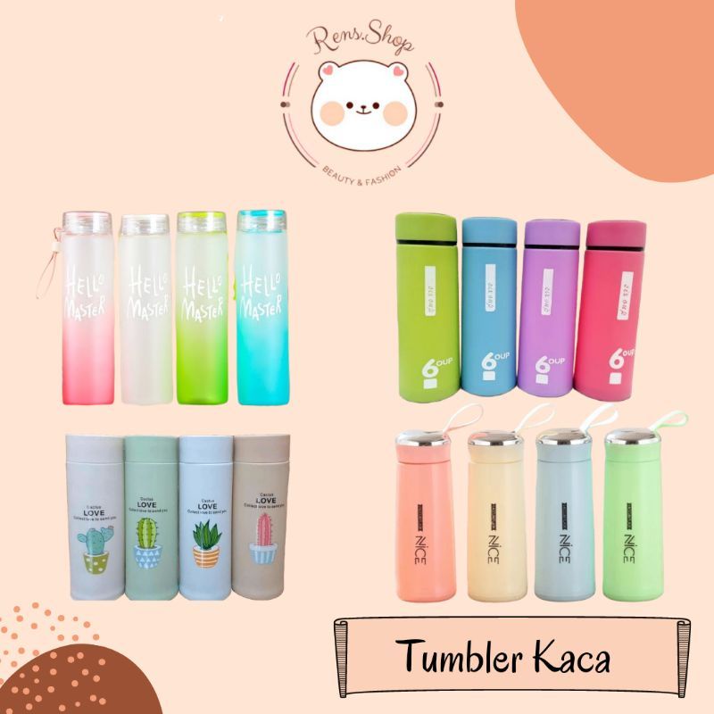 Botol kaktus tumbler nice botol hello master botol kaca