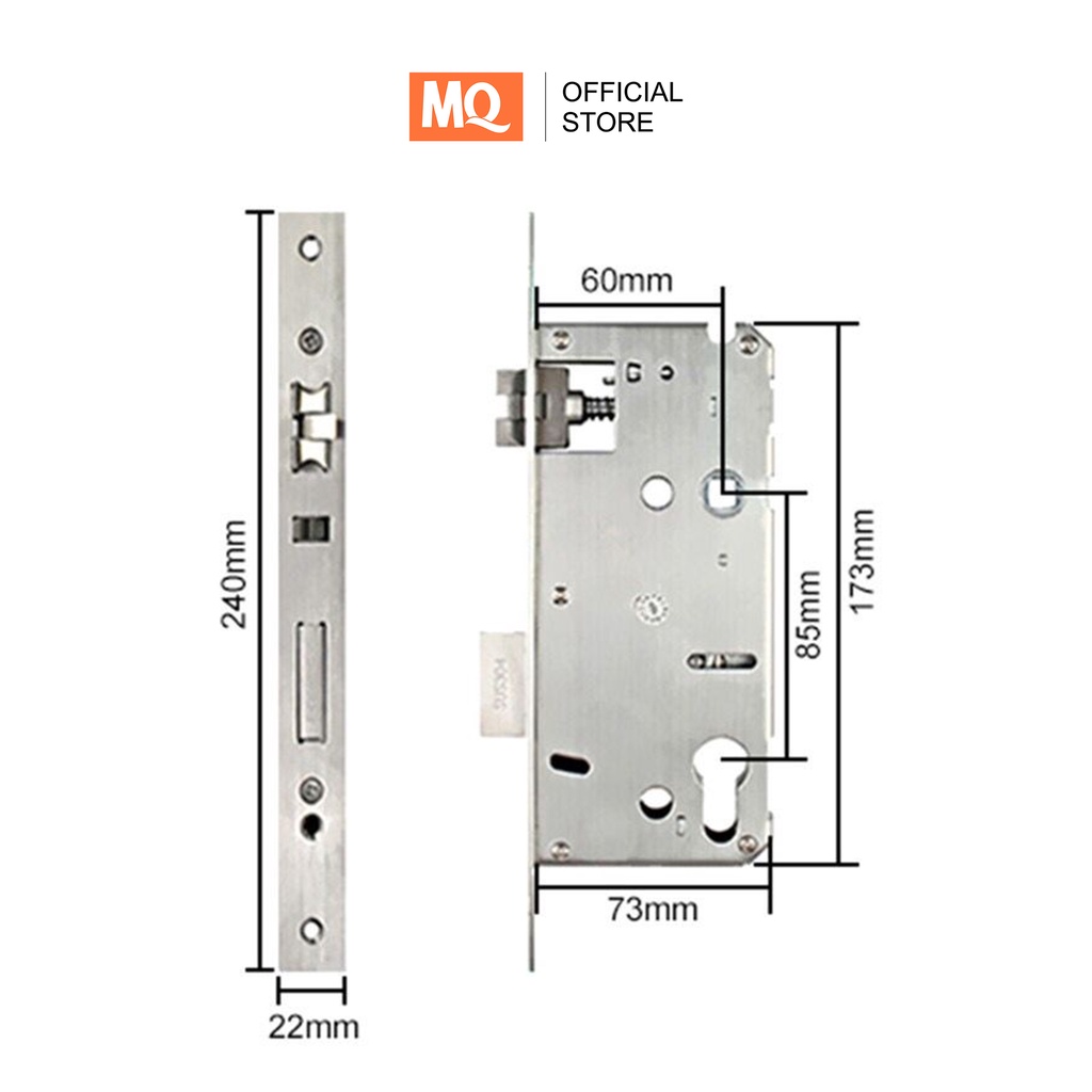 MQ kunci pintu elektronik Smart Door Lock Cerdas Sandi Sidik Jari