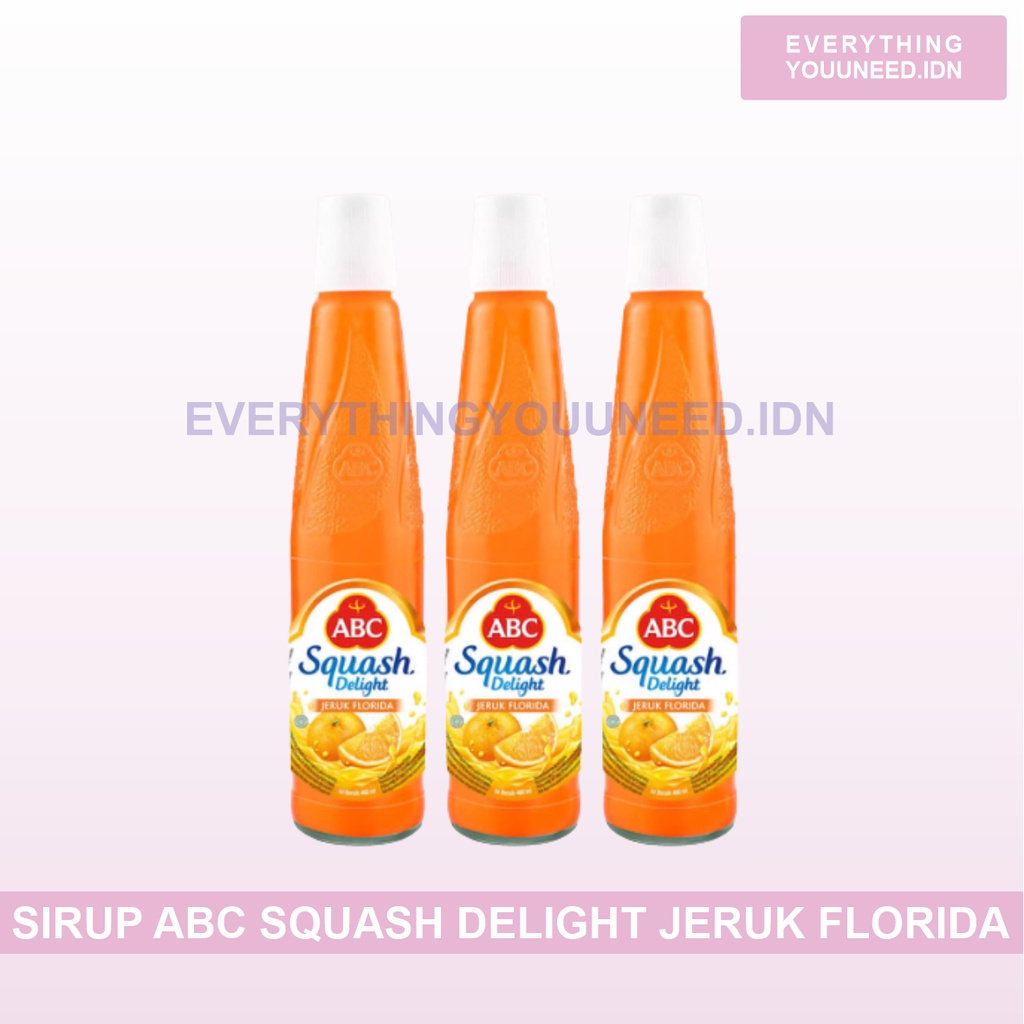 

Sirup ABC squash Delight Jeruk Florida 460 Ml