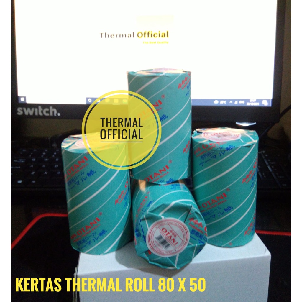 

Kertas Thermal Roll ukuran 80 x 50