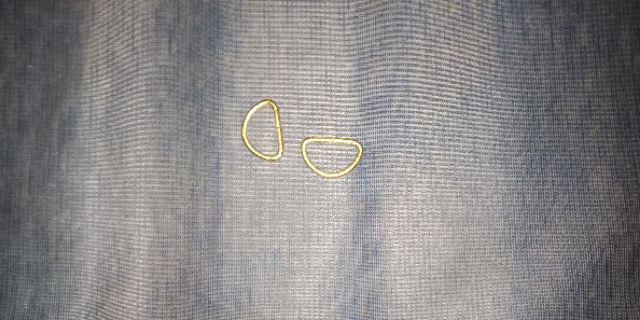 Ring D 25 Mm Tebal 3 Mm Warna Emas Muda