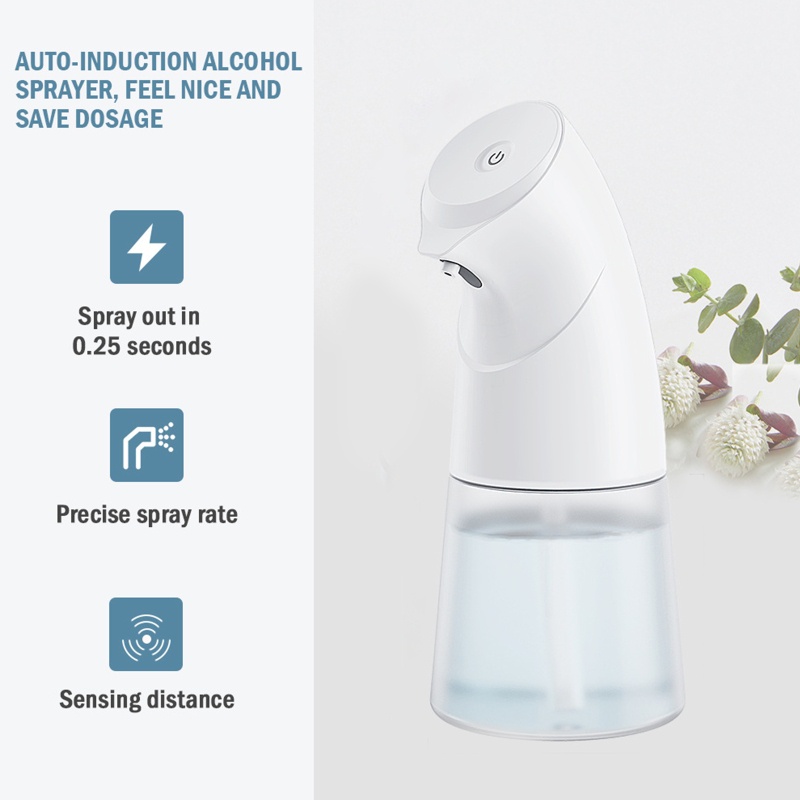 Gro Dispenser Sabun Cair / Shampoo / Hand Sanitizer Tanpa Sentuh Sensor Otomatis Multifungsi