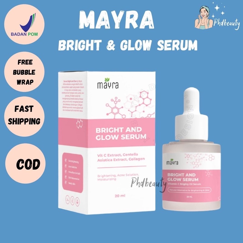 [READY] MYO beauty SERUM BRIGHT &amp; Glow MAYRA SERUM BRIGHT AND GLOW VITAMIN C / SERUM MAYRA / SERUM MURAH / SPATULA TEBAL / SPATULA WARNA PASTEL / SPATULA TEBAL PASTEL