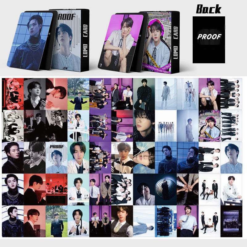 55pcs / Set Kartu Lomo Foto Kpop BTS Album Proof