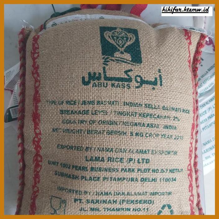 

ANEKA-BERAS- BERAS BASMATI ABU KASS ASLI DARI ARAB SAUDI ISI DI DALAM KURANG 5 KG -BERAS-SEHAT.