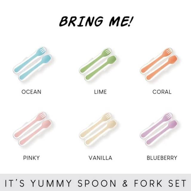 Simba Learning Spoon and Fork Set-Sendok Garpu Makan Bayi