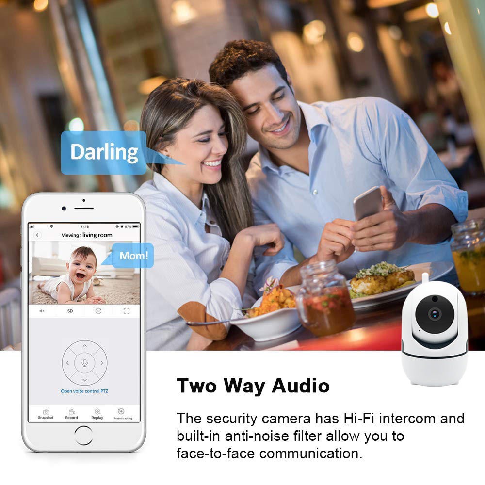 AKN88 - CES NEWS 1080P Wireless WIFI IR Cut Security IP Camera Night Vision HD