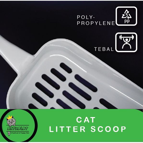 JCbrella X ARTHACAT _LITTER SCOOP - SEROKAN PUP PASIR KUCING