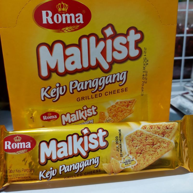 

Roma Malkist Keju panggang 10 pcs