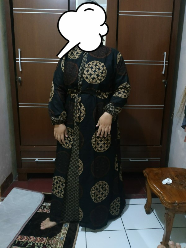 Gamis Batik Manggar, Padi,sekar,cantik,kubis,kipas,daun,kupu,nadine,gendis