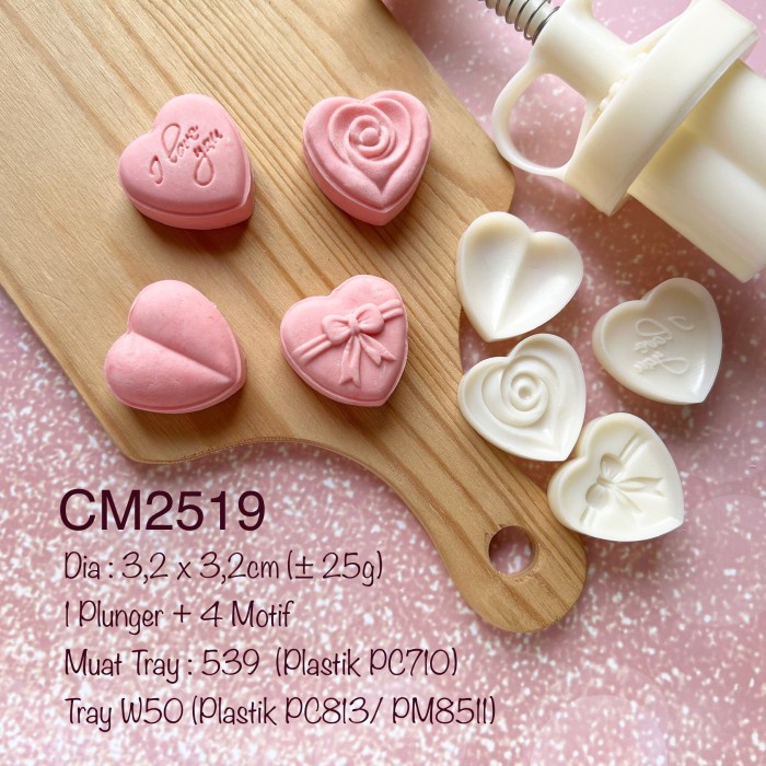 

Cetakan Nastar 25g - 30g Mooncake Mini/ Cookies CM2519