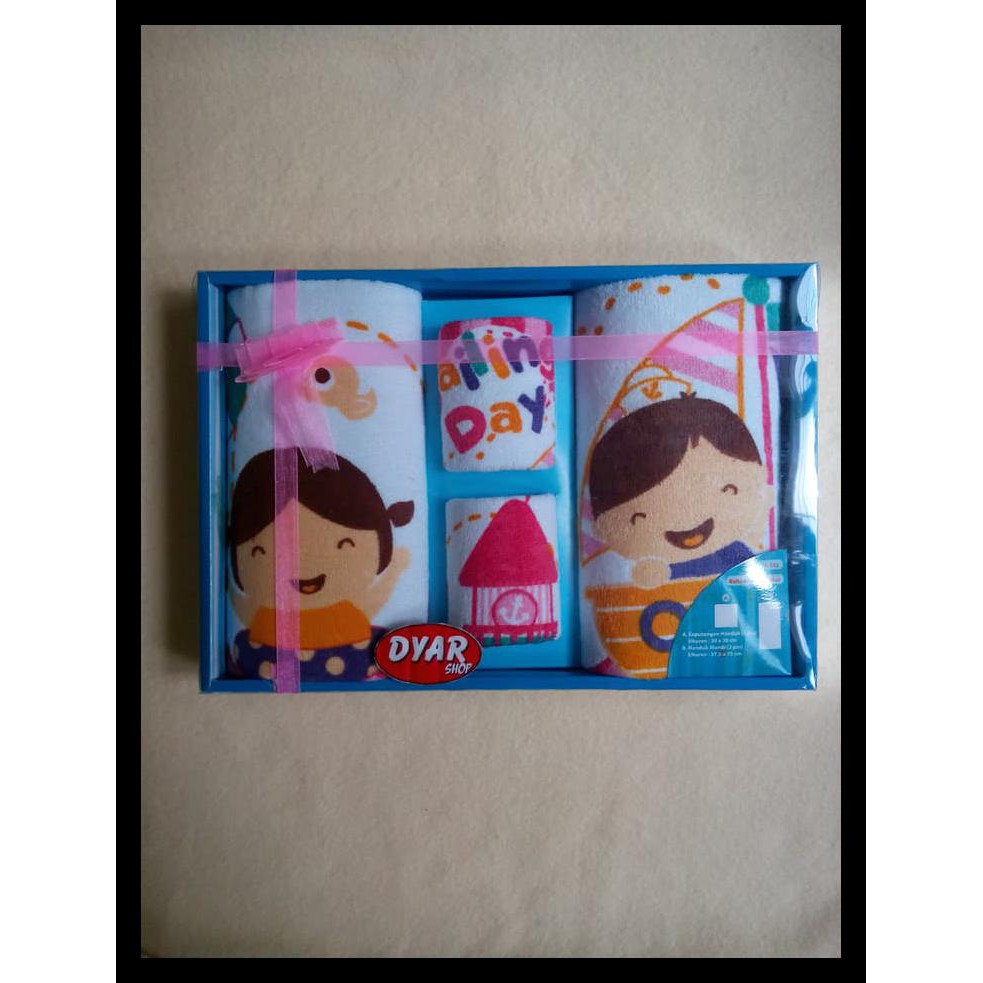 Handuk Kiddy Set | Kado Handuk| Baby Set| Kado Bayi| Perlengkapan Bayi Ekslusif