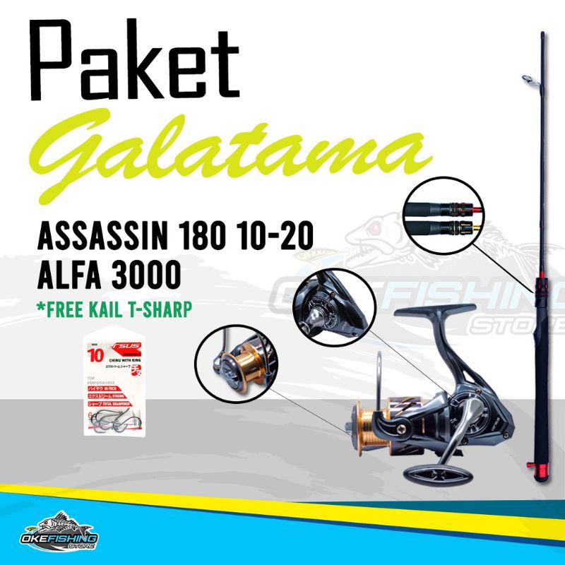 joran pancing reel pancing