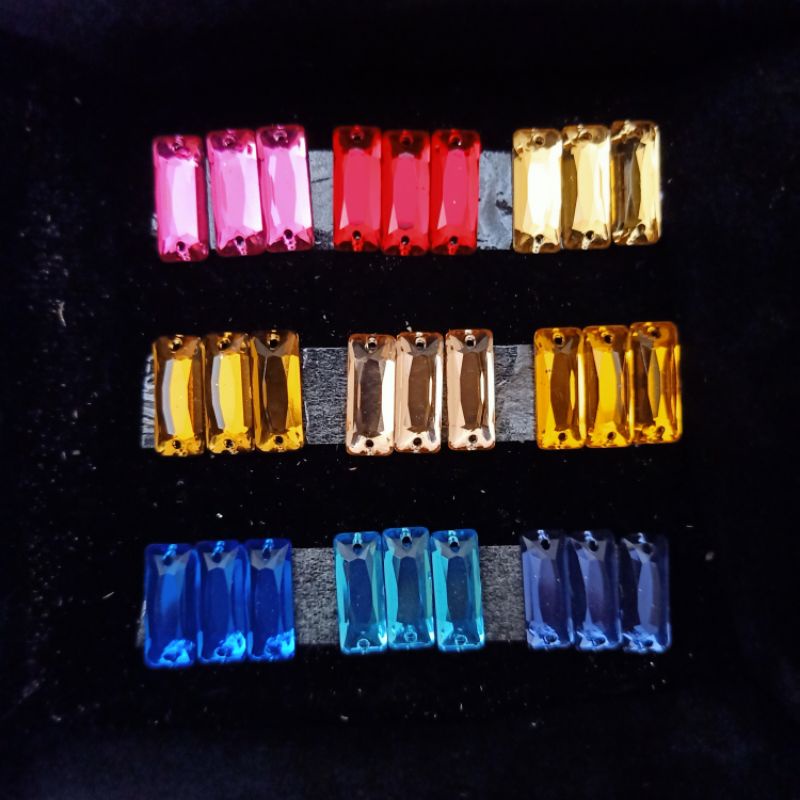 Batu Acrylic Persegi Panjang 6x15 - Zalia Payet