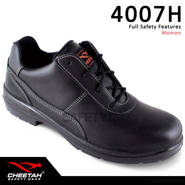 Cheetah Women 4007H Sepatu Safety Shoes 4007 H Hitam Black