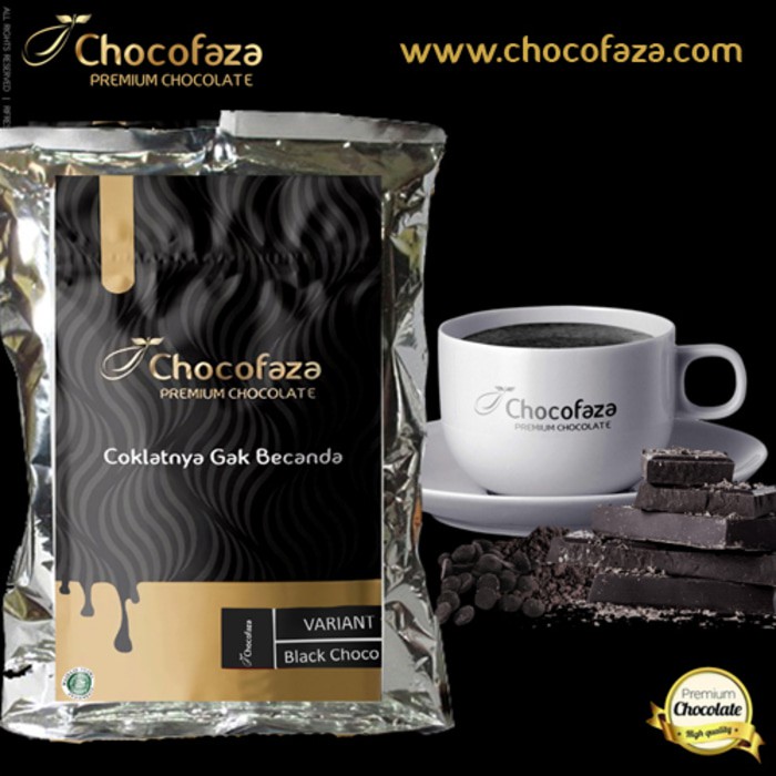 

Ready Stock Coklat Bubuk Premium Chocofaza Black Chocolate 1 Kg