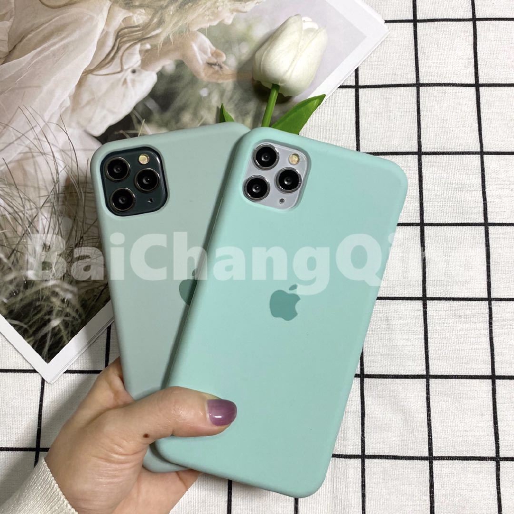 Casing Case Motif Langit Biru/Hijau/Biru/Ice Sea/Lilac Untuk Iphone 11 Pro Max 6 6s 7 8 Plus Xr Xs Max