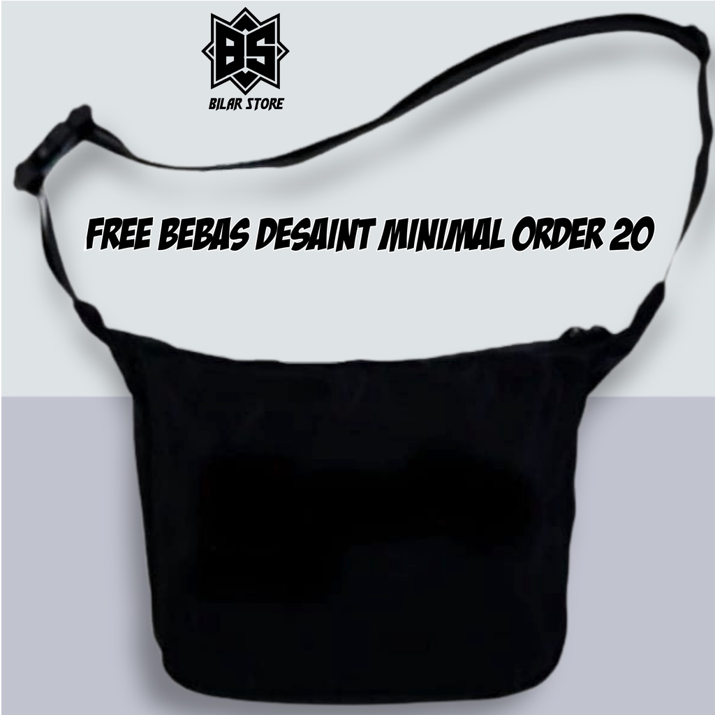 [BS01] Tas Slempang Pria Wanita Original-Sling Bag Terbaru kekinian waterprof