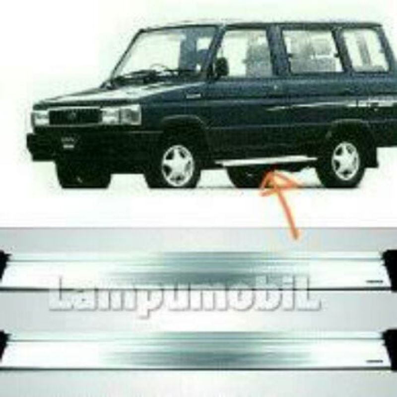 foot step ijekan kaki samping mobil kijang grand extra super rover original pabrik