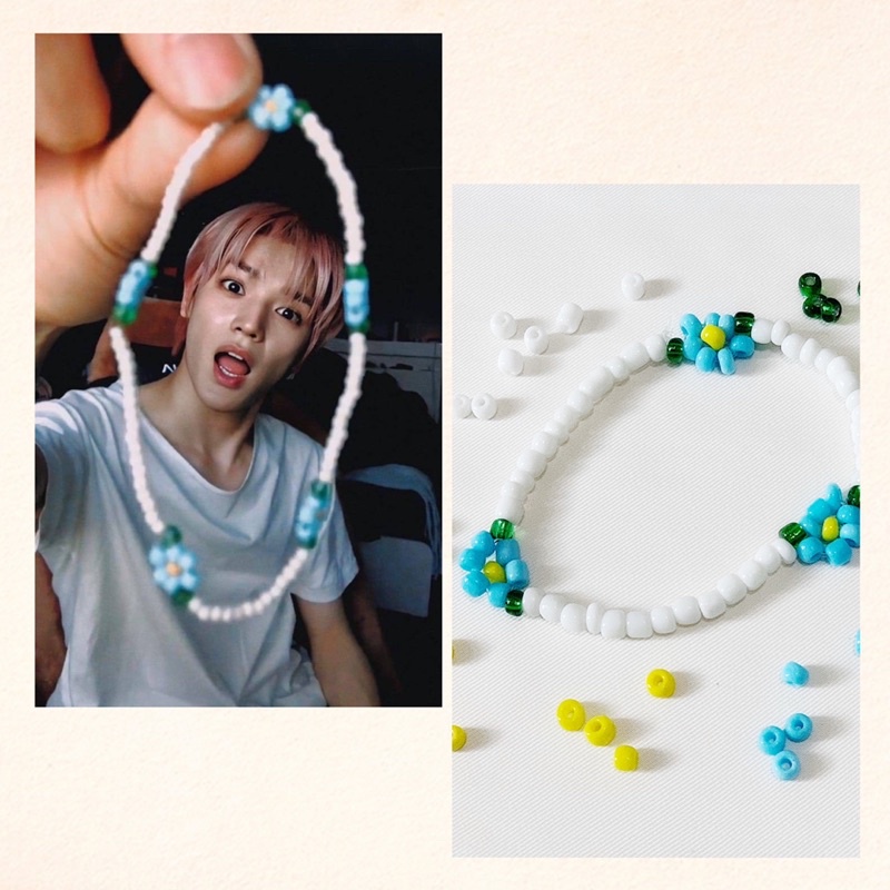 Taeyong NCT Beads Bracelet/ Gelang Taeyong NCT/ Gelang Manik