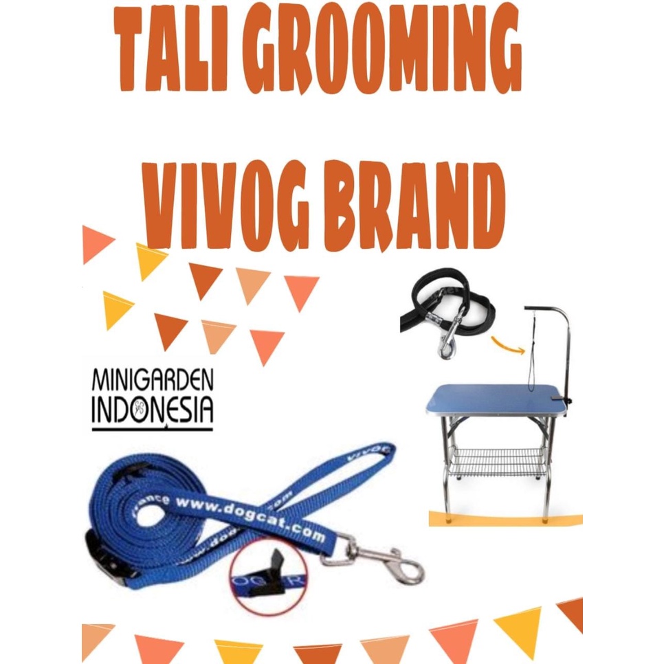 TALI GROOMING ANJING KUCING VIVOG BRAND V-9502 DOG LEASH TALI GANTUNG