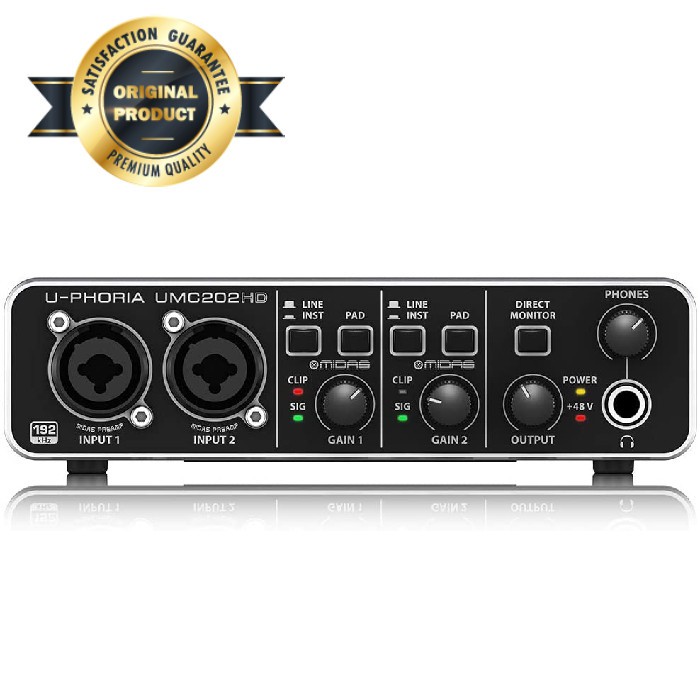 Soundcard Behringer UMC 202HD UMC-202HD UMC202HD Original