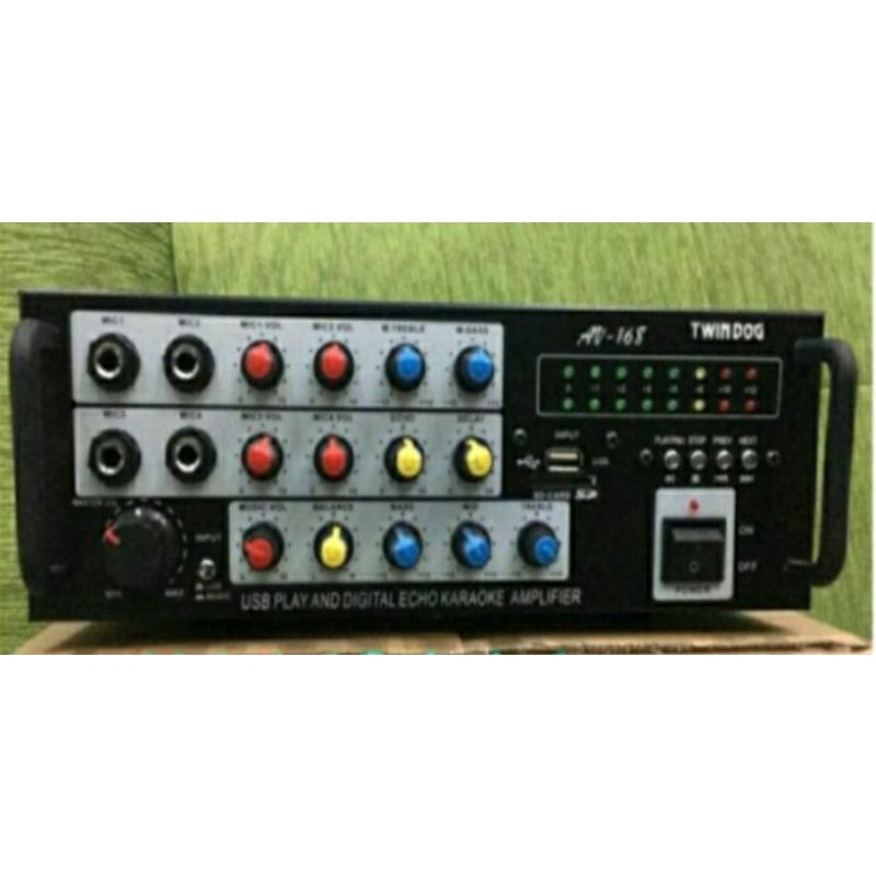 Twindog  , TD , AV 168 USB  , Twin Dog ,  Ampli, Amply, Amplifier  + Remote