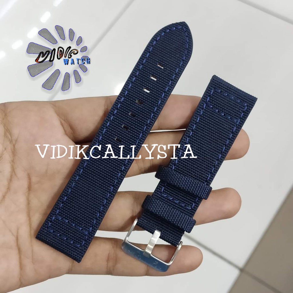 STAVE TALI JAM TANGAN STRAP ARLOJI KULIT CANVAS 20MM 22MM 24MM PREMIUM STAVE ORIGINAL 20 22 24