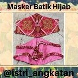 masker bhayangkari tali batik