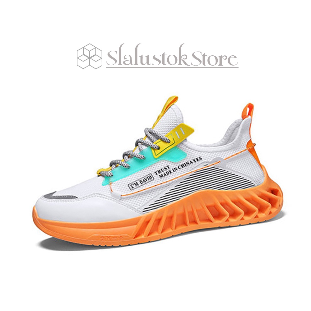 Sepatu Sneaker Pria Import - Sneaker AIR MEGUIN JPR-014 Running Shoes - Sepatu Kasual Santai