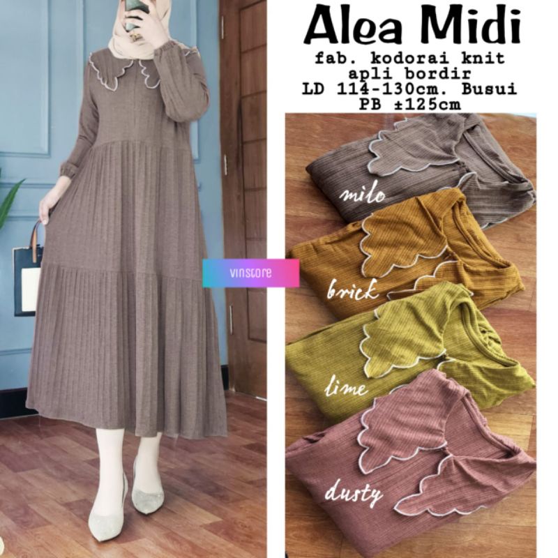 ALEA MIDI / DRESS MIDI KODORAI KNIT BY VINSTORE SOLO