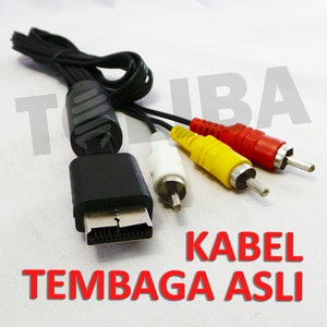 kabel ps / kabel av audio video ps1 ps2 ps3 ke rca