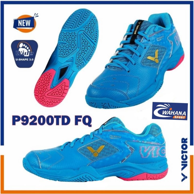 Sepatu Badminton Victor P 9200 TD FQ-Free Kaos Kaki-BIG SALE