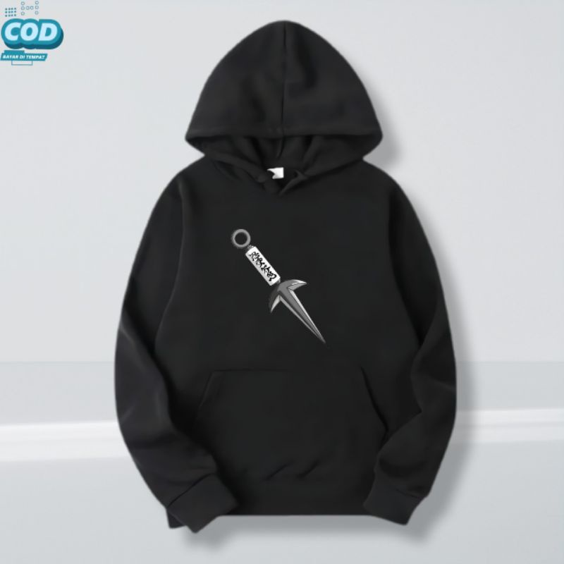 HOODIE SWEATER ANAK COWOK CEWEK LAKI LAKI PEREMPUAN ANIME NARUTO KUNAI MINATO NAMIKAZE SHURIKEN JAKE