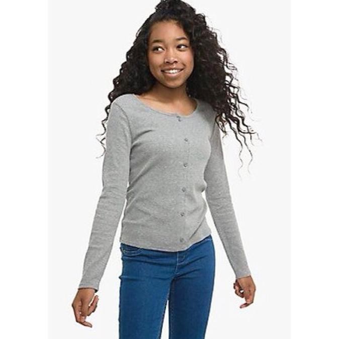DISKON Cardigan Anak Justice ~ Grey JC021 - 7