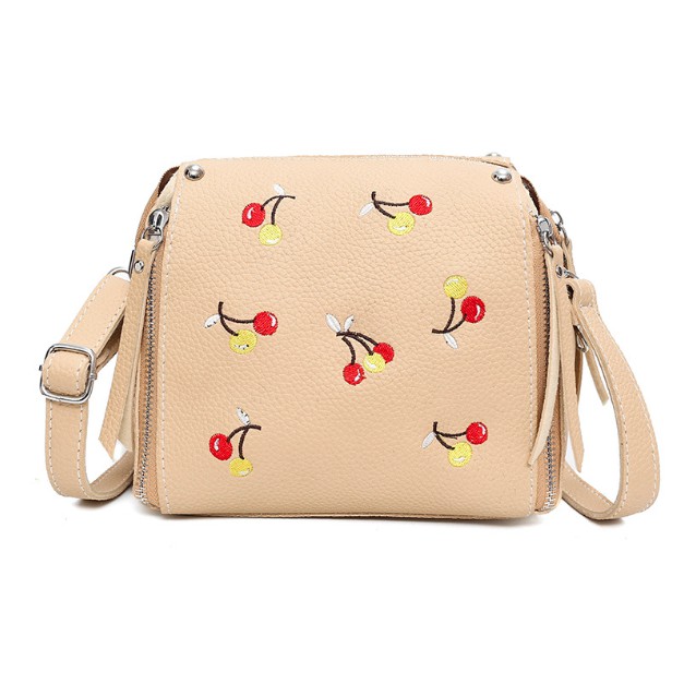 Cute Cherry Slingbag Import / Shoulder Bag Tas Selempang wanita Korea Pastel Lucu