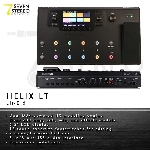 Line 6 Helix LT Streamlined HX Guitar Processor