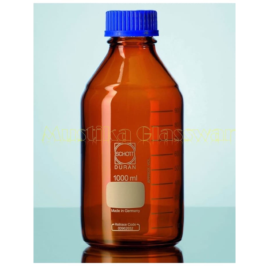 Laboratory Bottle amber . Botol laboratorium amber 250 ml DURAN
