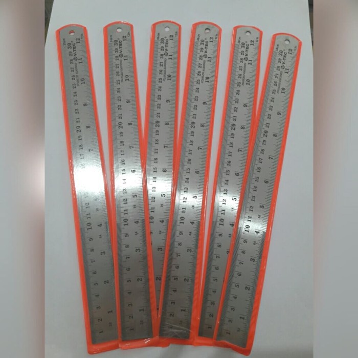 

Penggaris Stainless Steel/Besi 30 cm