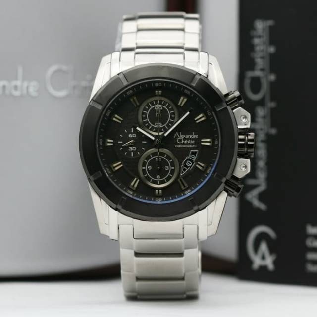 ALEXANDRE CHRISTIE PRIA AC 6226 MC ORIGINAL ( SILVER BLACK )